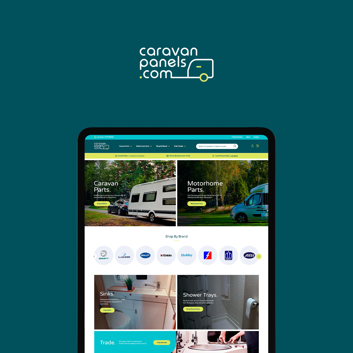 Built for the Road Ahead. Caravan Panels.