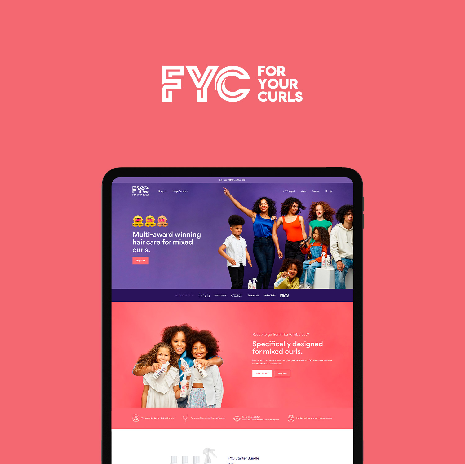 Launching Hair Care with Purpose. For Your Curls.