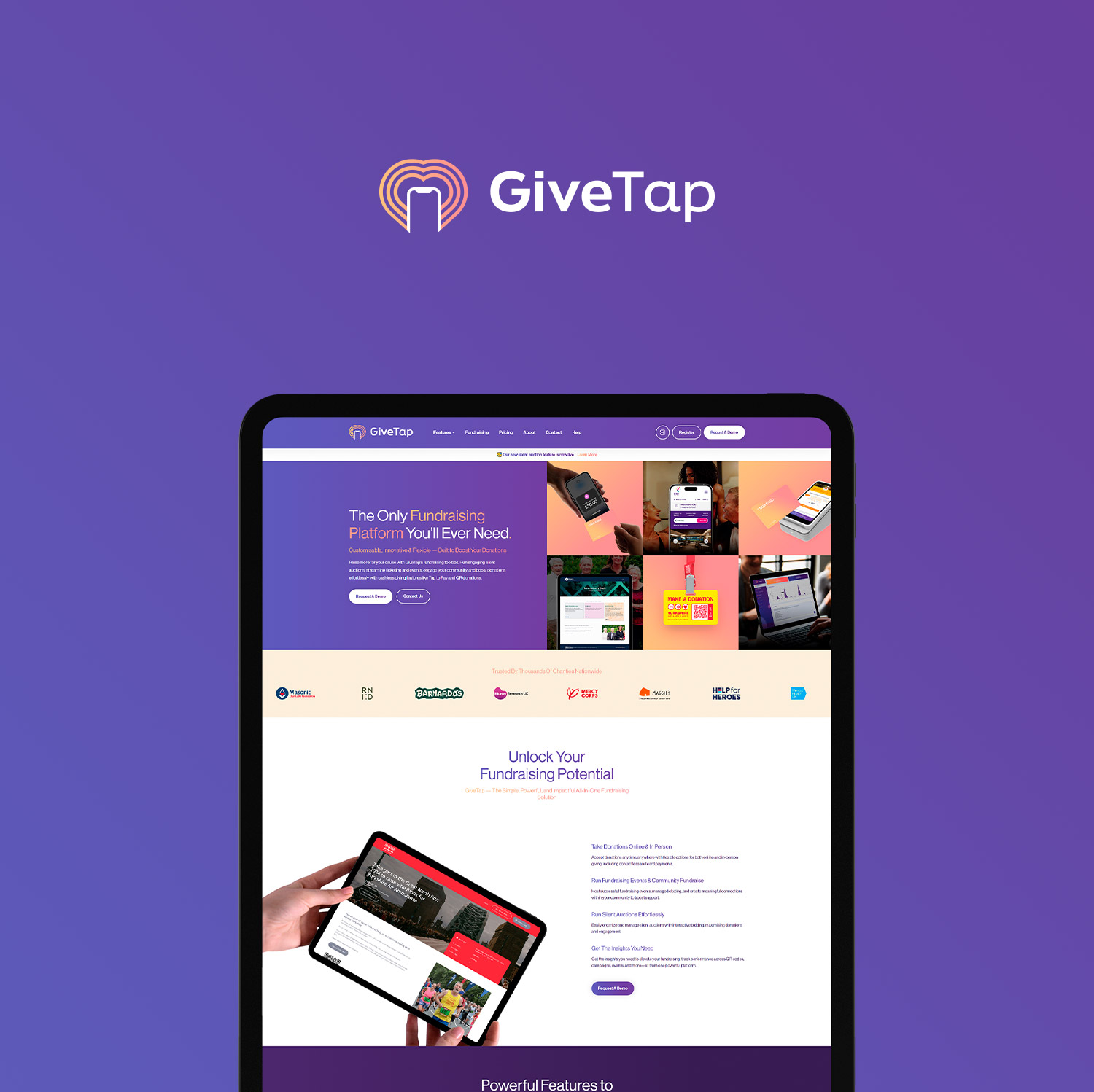 The Future of Giving, Made Simple. GiveTap.
