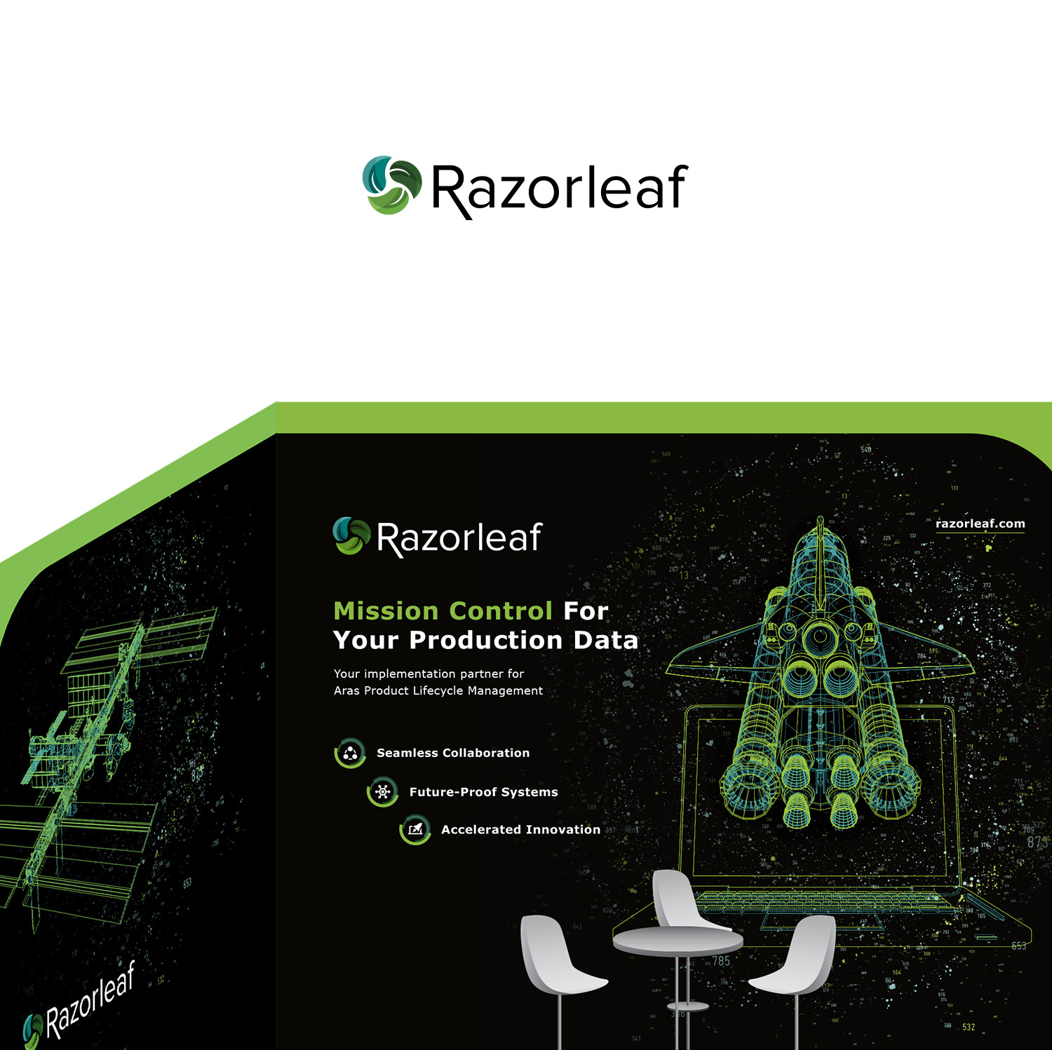 Mission-Ready on the Show Floor. Razorleaf.