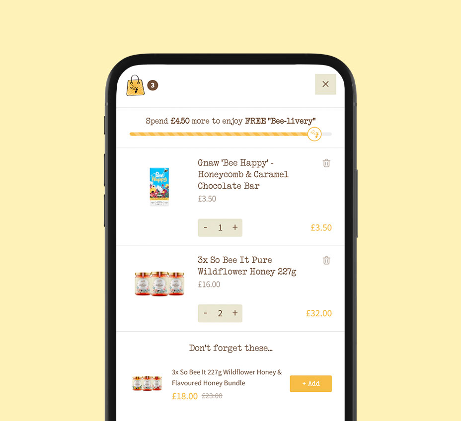 💷   More buzz per basket