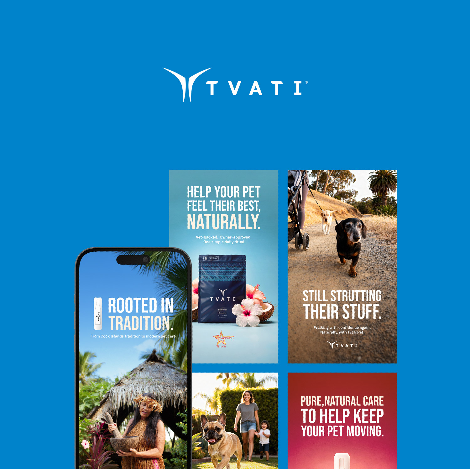 Natural Pet Care, Reimagined. Tvati Pet.