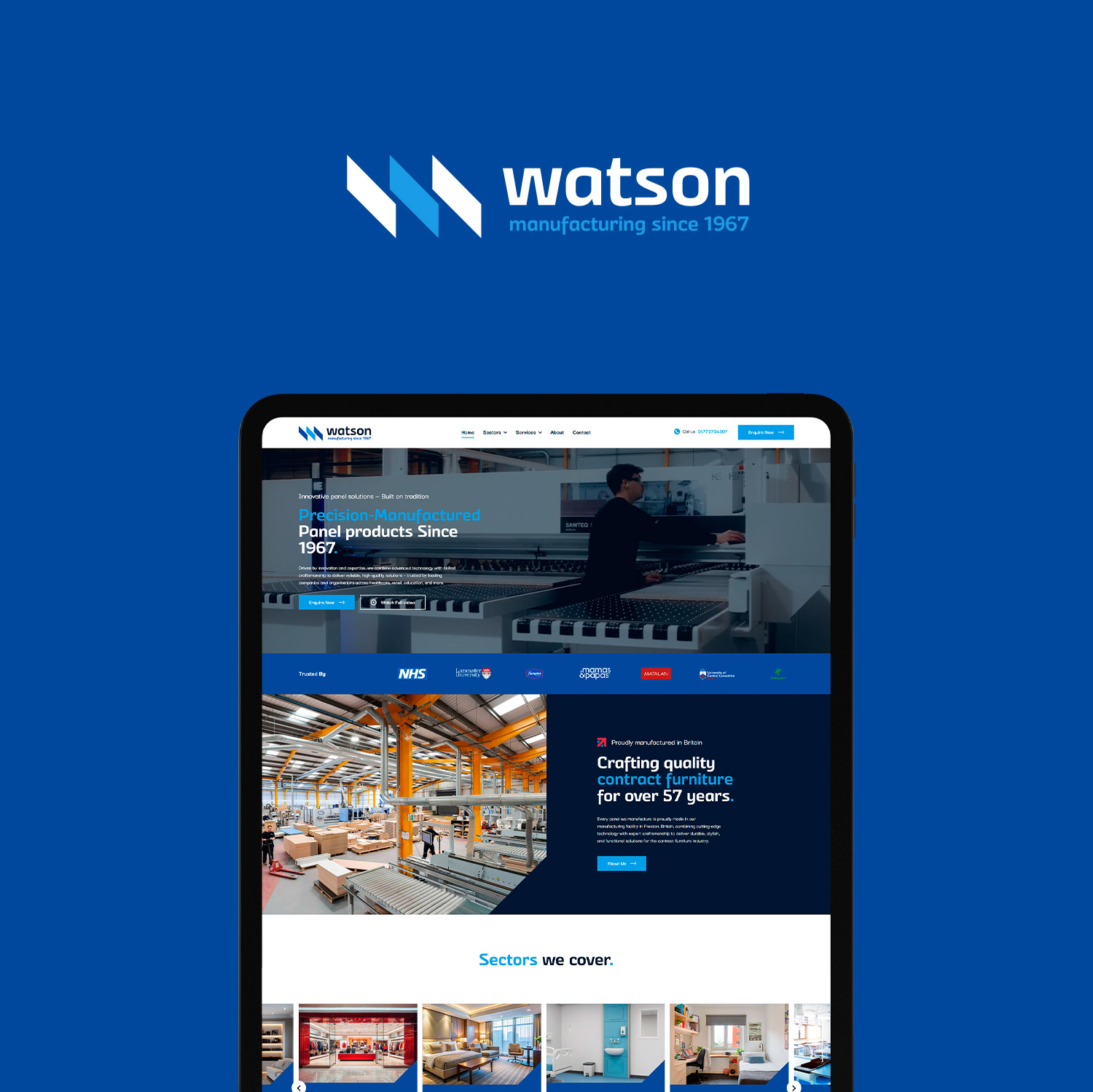A Sharp New Look for Watson Manufacturing.