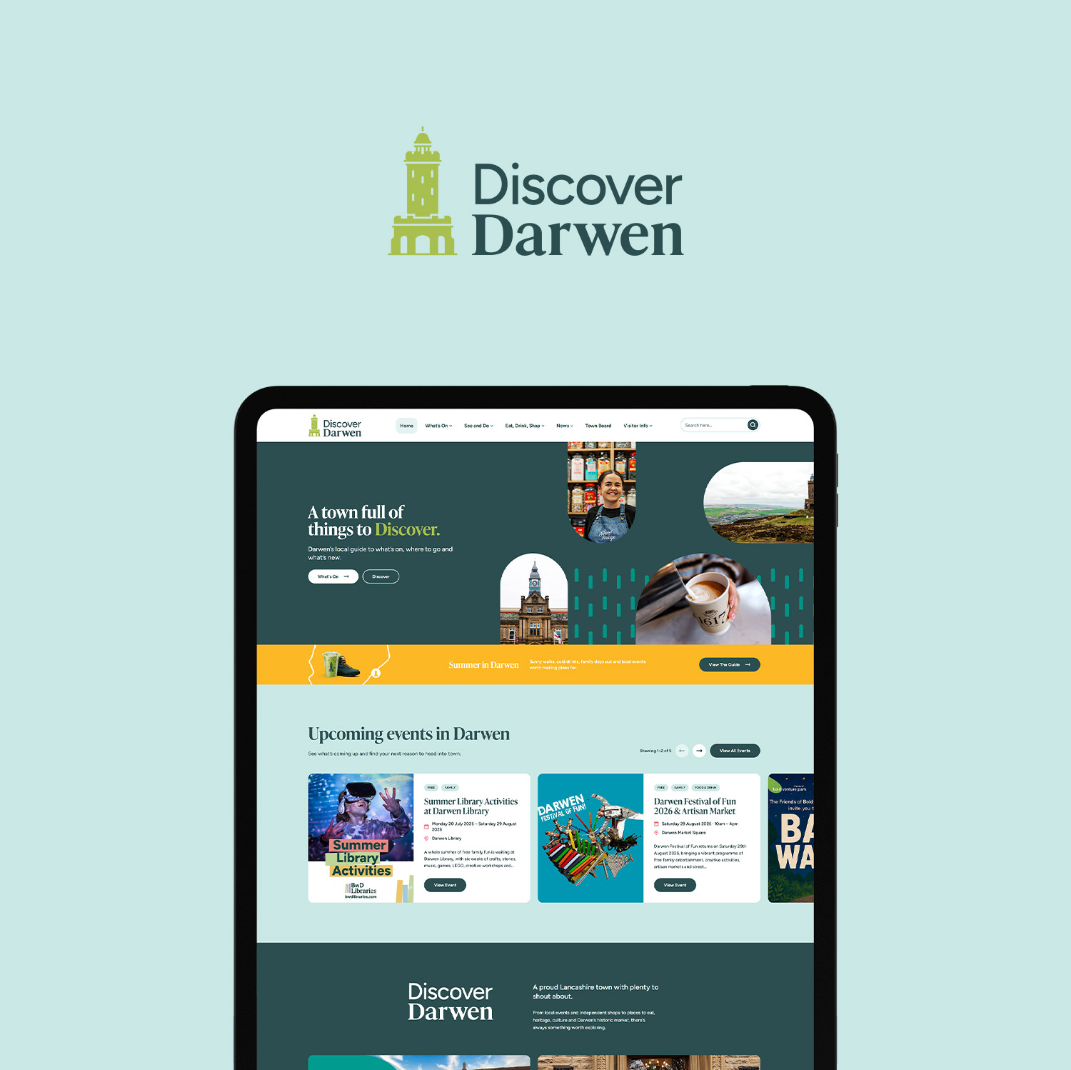 A New Digital Home for Darwen.